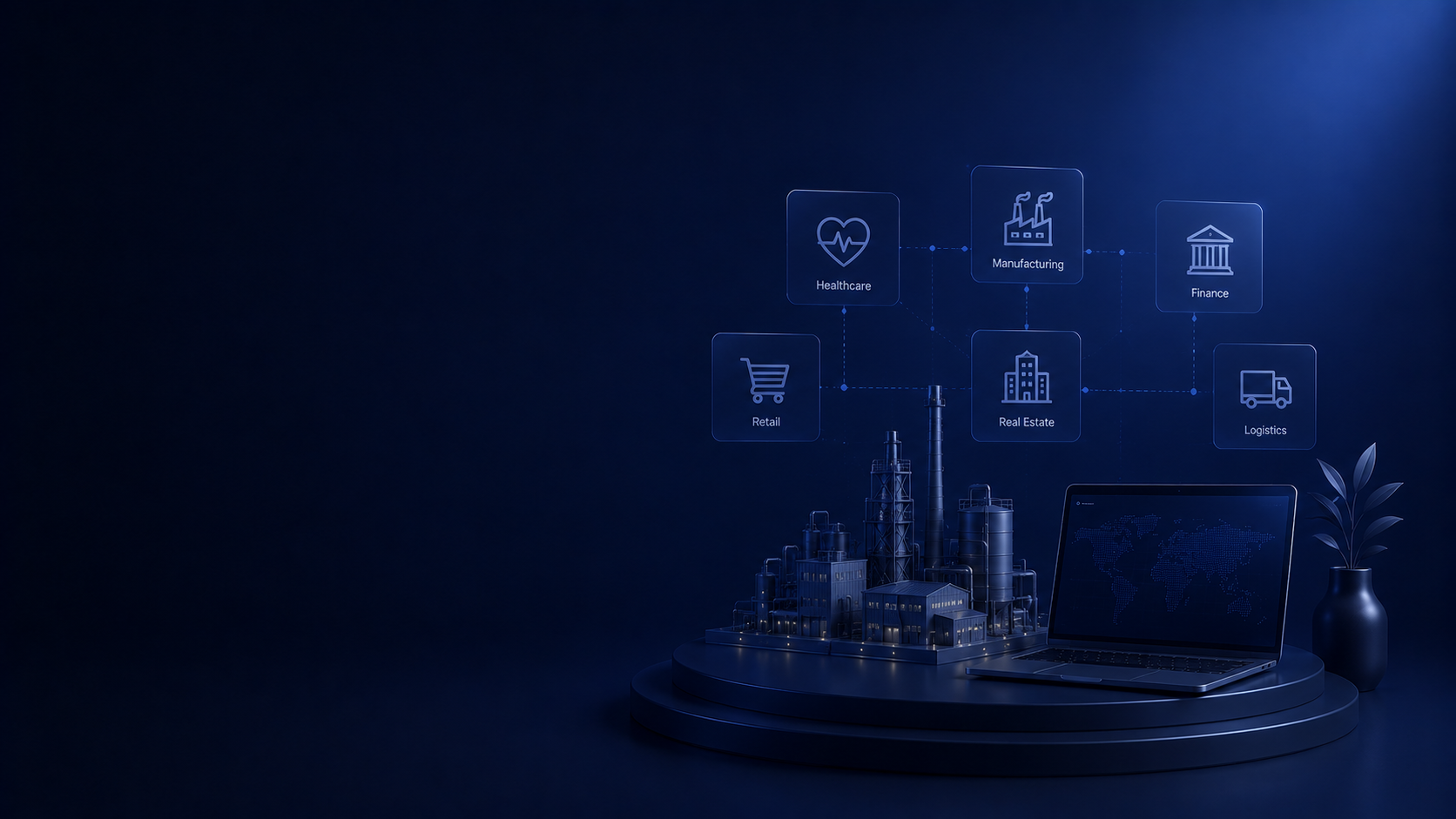 Industries banner background