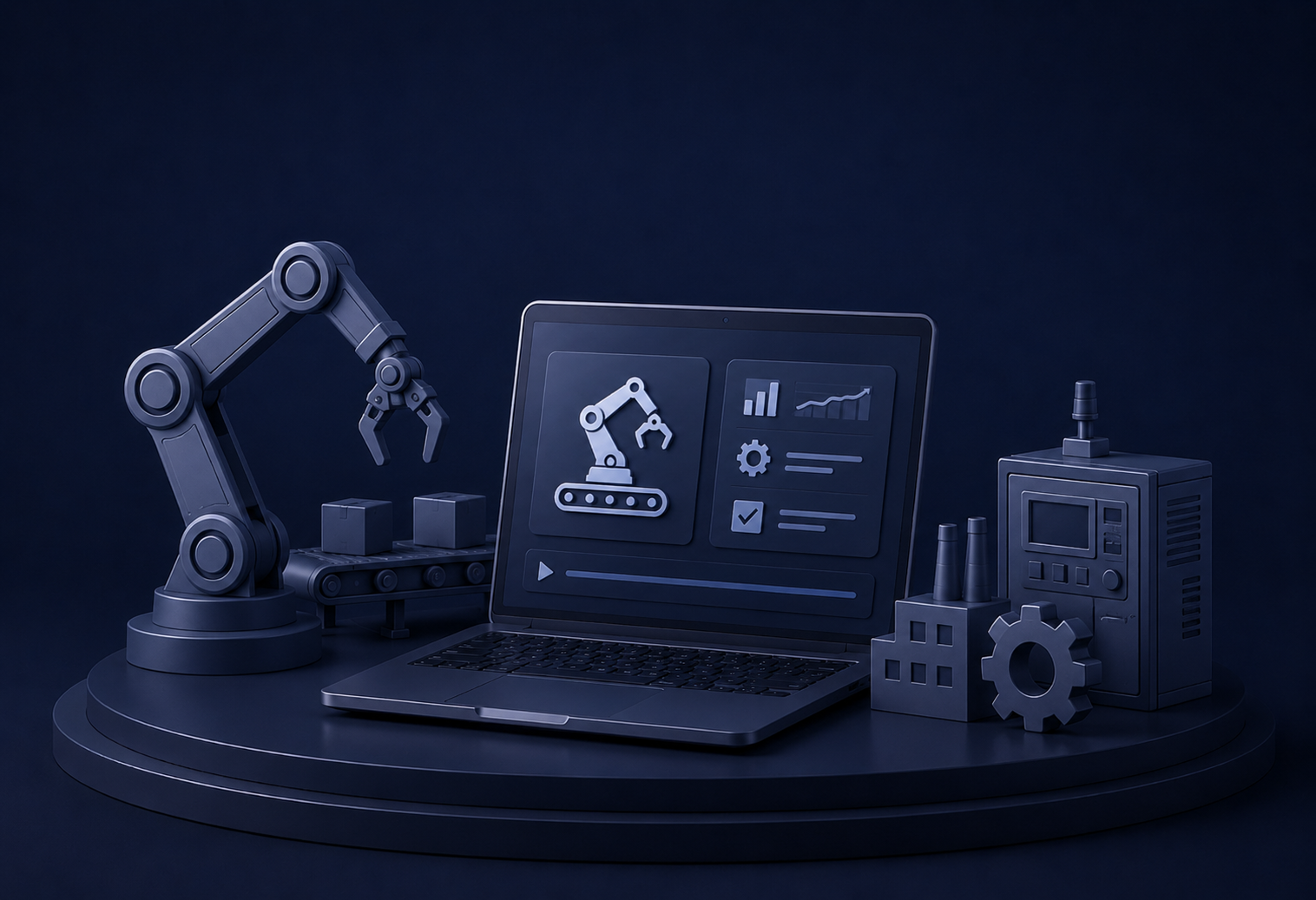 Industries banner background